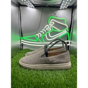 Vince Canuck Women Grey Suede Slip On Loafers Casual Shoes Size 7.5/ 6.5M